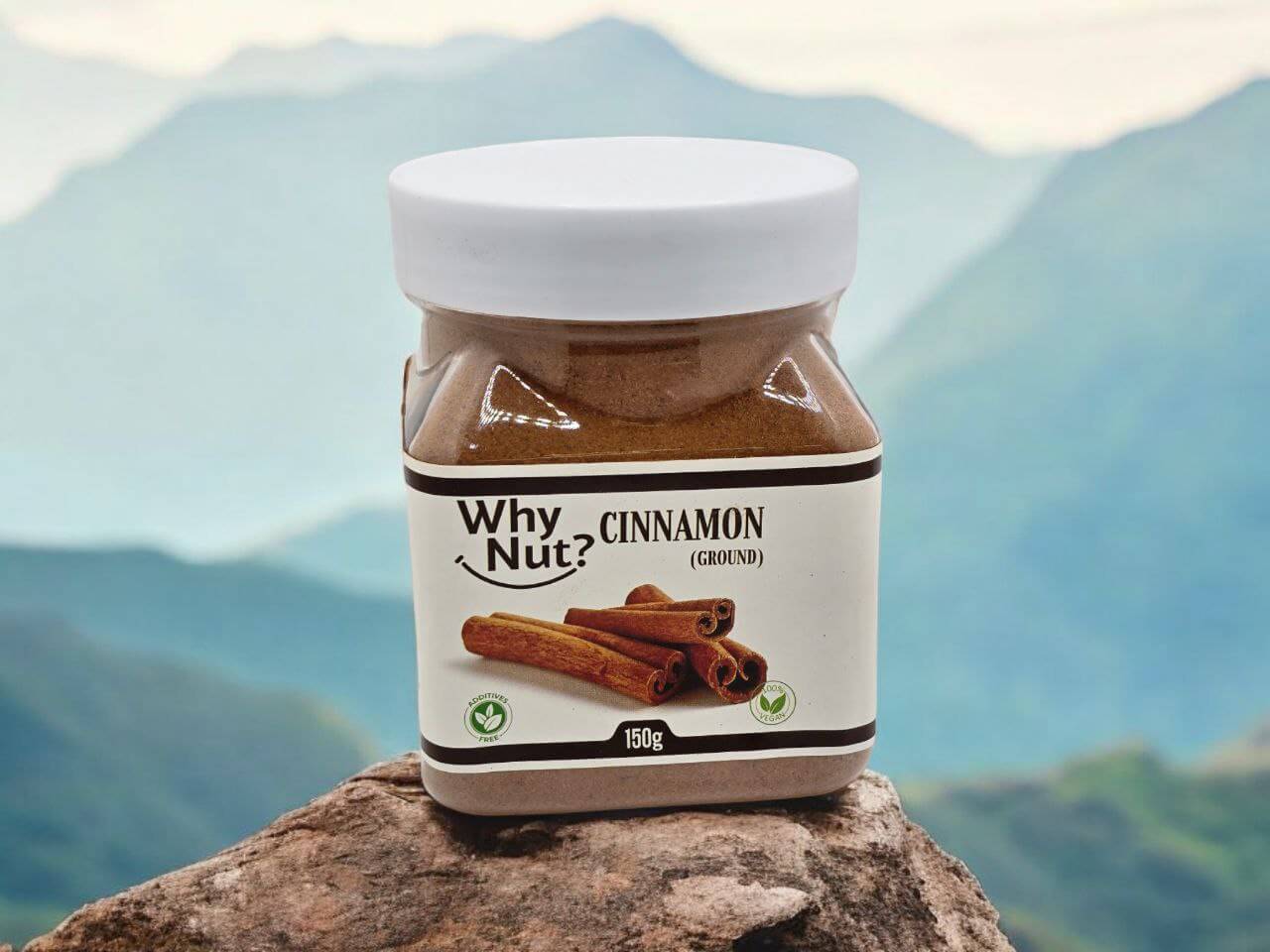 Ground cinnamon from Nature Pick Market, perfect for enhancing sweet and savory dishes.